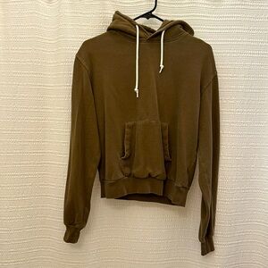 Buck Mason Women’s Hoodie Sweatshirt in Green